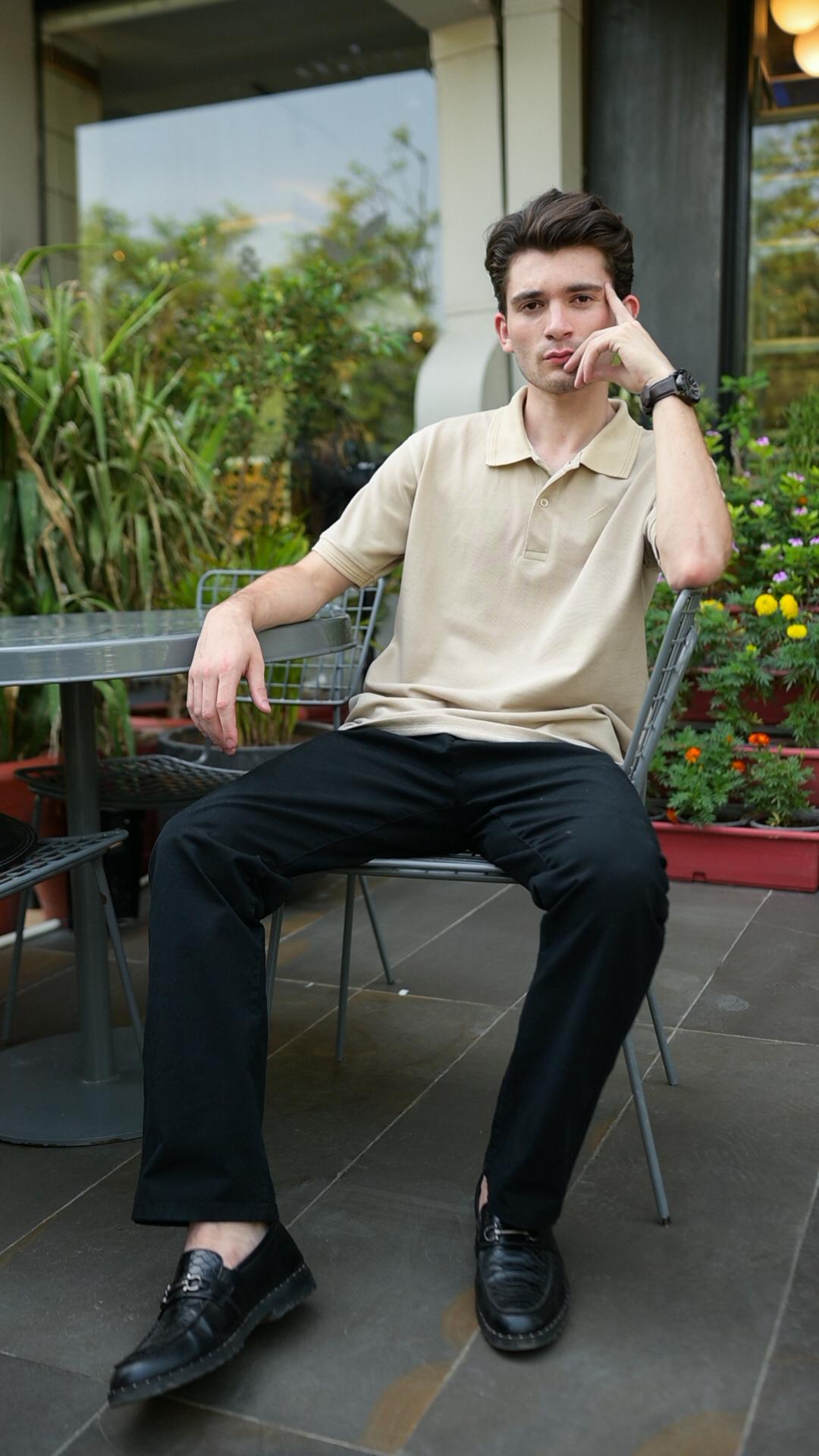 Beige Classic POLO