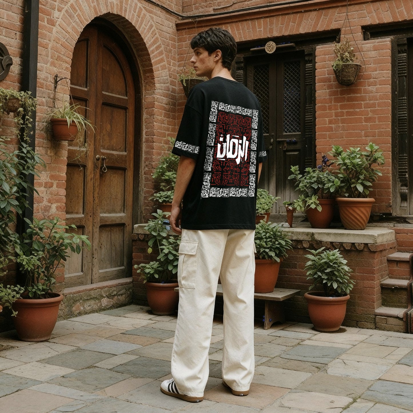 Betrayal of Time – Oversized Drop Shoulder Tee ( BLACK )