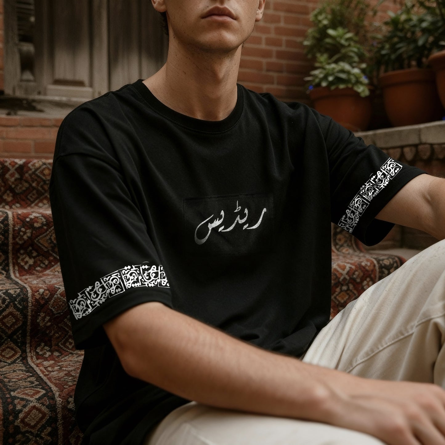 Betrayal of Time – Oversized Drop Shoulder Tee ( BLACK )