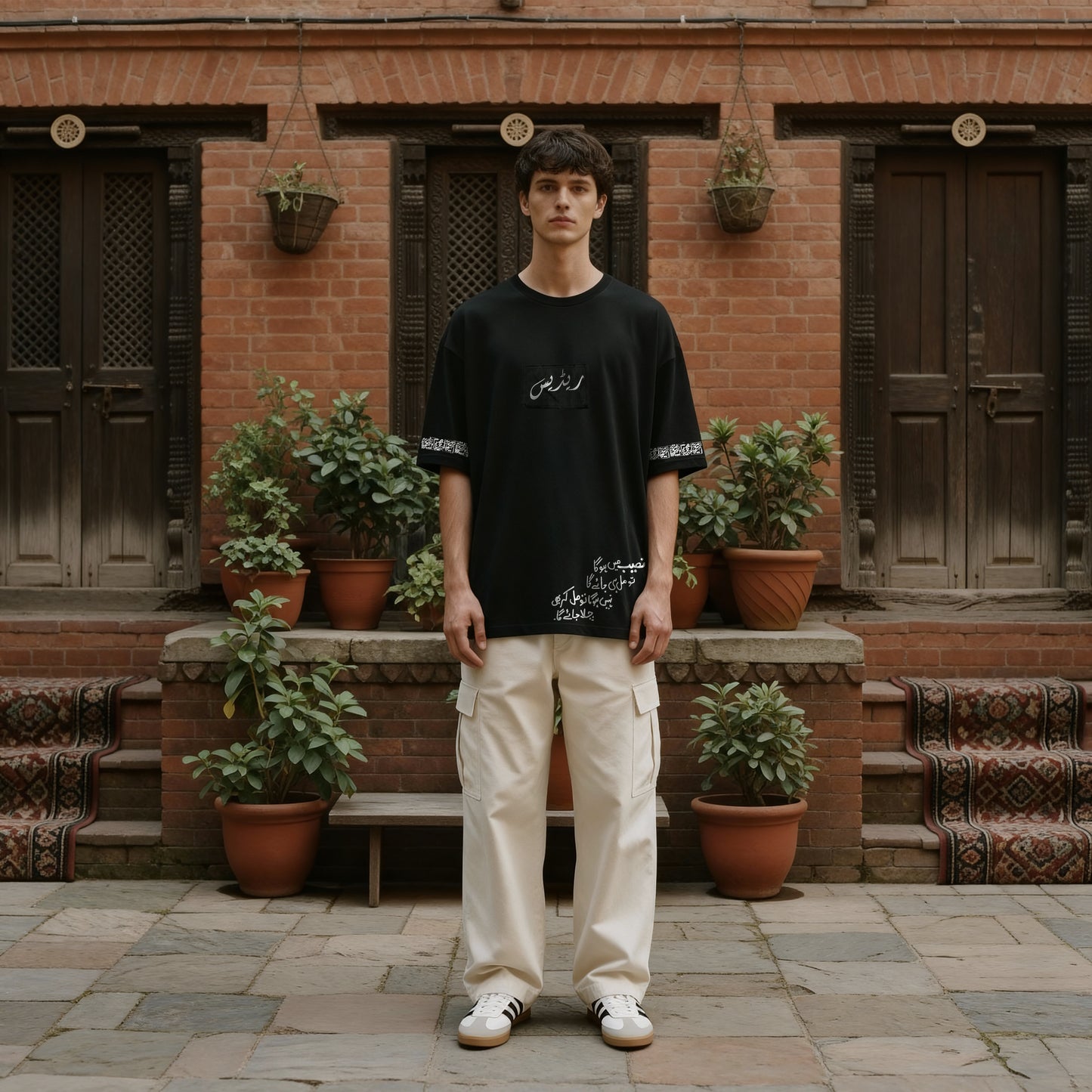 Betrayal of Time – Oversized Drop Shoulder Tee ( BLACK )