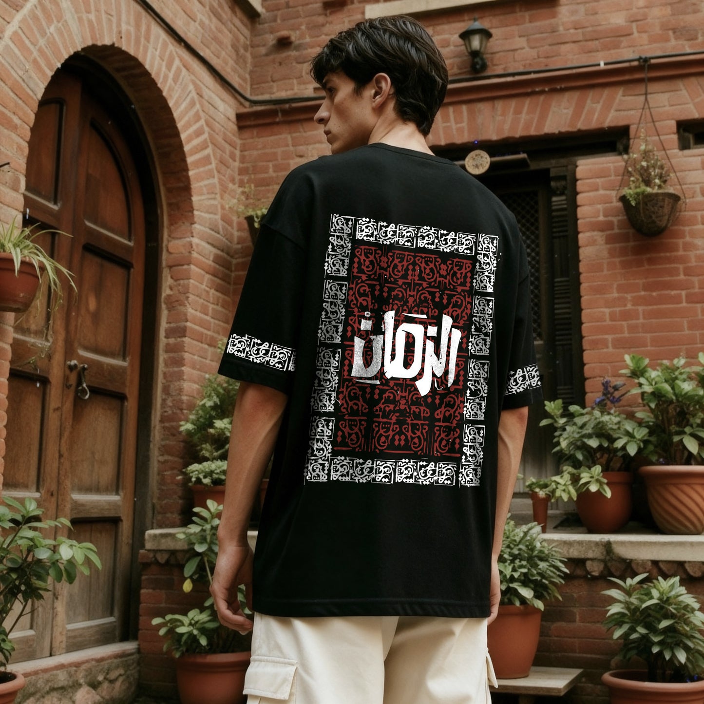 Betrayal of Time – Oversized Drop Shoulder Tee ( BLACK )